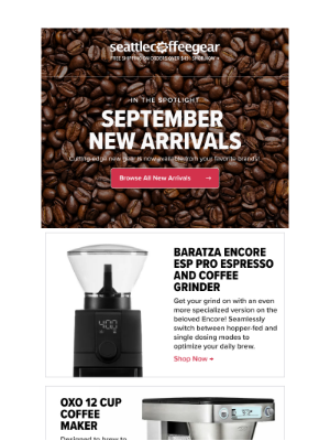 Seattle Coffee Gear - ☕ Grounds for Excitement: New Arrivals are Here!