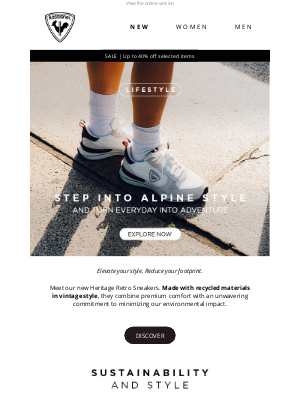 Group Rossignol - Sneakers that embrace modern mountain lifestyle.
