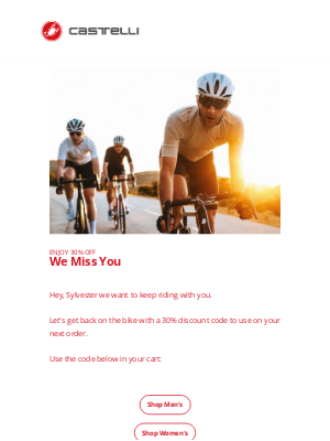 Castelli Cycling - Don't Keep Riding Without Us | 30% OFF