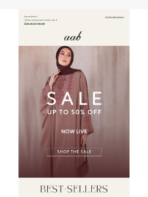 Aab - Sale Best-Sellers You Don't Want to Miss — Up to 50% OFF