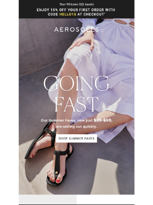 Aerosoles - Summer Faves at $39-59 Are Selling Out Fast.