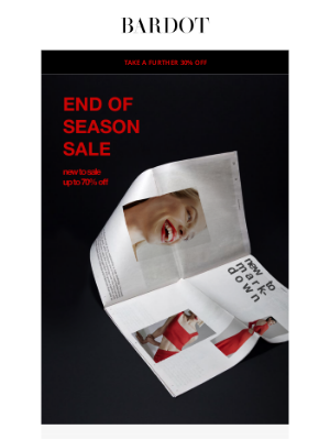Bardot - End Of Season Sale Starts NOW