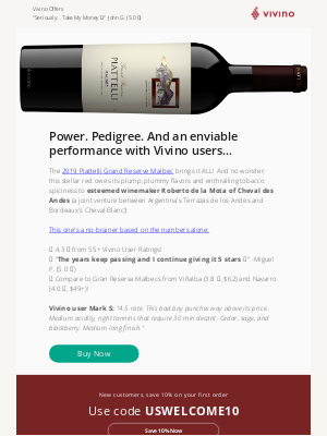 Vivino - It's back! This 4.3-user favorite 