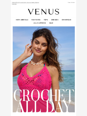 VENUS Swim & Fashion - Warning: Crochet Swim is About to Take Over Your Feed