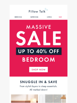 Pillow Talk (Australia) - Massive Bedroom SALE 🎉