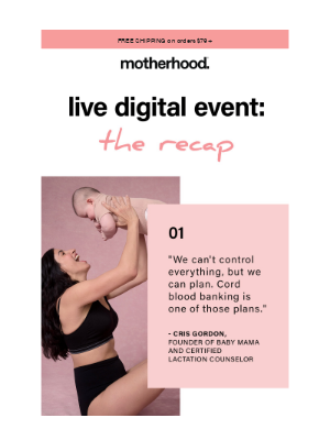 Motherhood Maternity - Recap: Our Live Digital Event