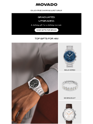 Movado - Gift your grad something iconic