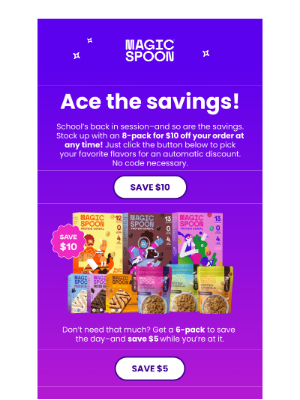 Magic Spoon - Stock up for back-to-school 🎒