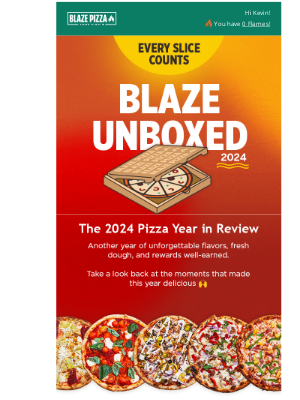 Blaze Pizza - Relive Every Flame, Flavor, and Favorite Moment of 2024!