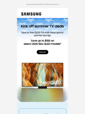 Samsung - loremipsumdolor, let summer begin with savings☀️