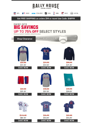 Rally House - Home Run Deals! ⚾ | Cubs Clearance Event Ends Soon! 🚨