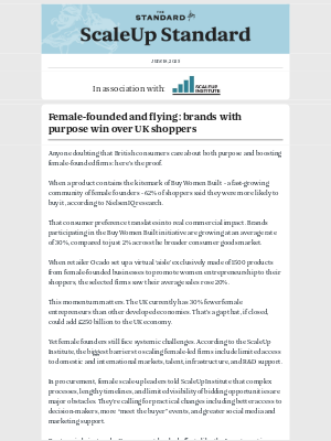 Evening Standard (United Kingdom) - Flourishing female firms and 