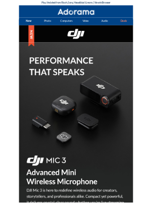 Introducing DJI Mic 3: Performance That Speaks
