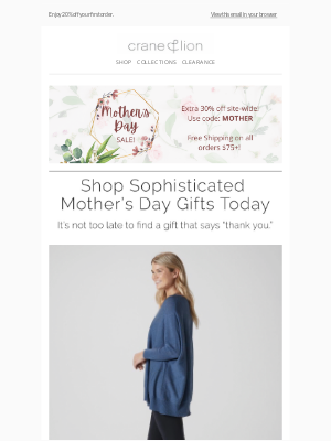 Crane & Lion - Mother’s Day Sale Is Live!