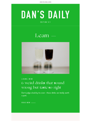 Dan Murphy's (Australia) - Strange yet delicious drink combos to surprise and delight