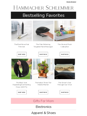 Hammacher Schlemmer - Customer Favorites