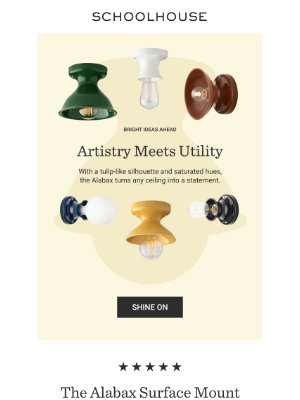 Schoolhouse Electric & Supply Co. - Meet Your New Favorite Fixture 👀