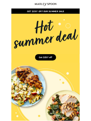 Marley Spoon - Hot summer deals 🔥