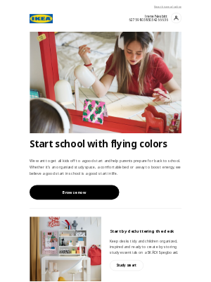 IKEA - Prepare for a flying start to school!