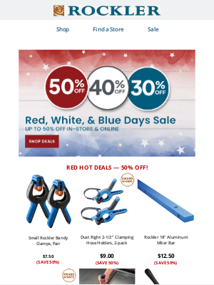 Rockler Woodworking and Hardware - Deals Up to 50% Off + Custom Handle Demo With Our Clever Cleaver Kit At Your Fairfax Store