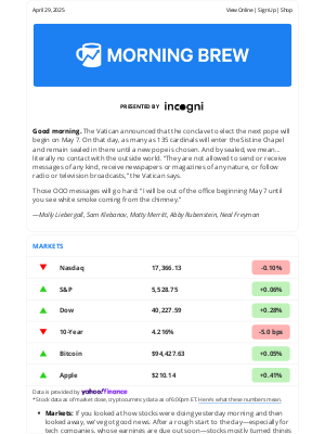Morning Brew - ☕️ Unfreighted