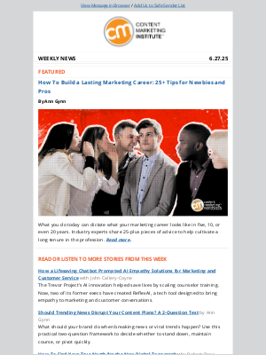 Content Marketing Institute - Content-ental drift