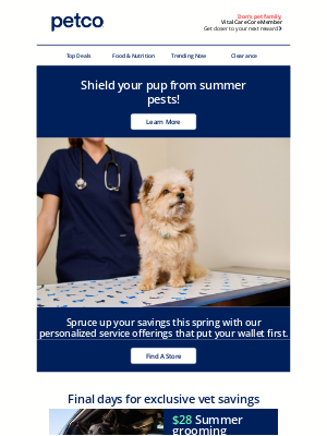 Petco - ‼️Final days for a FREE heartworm test and more >