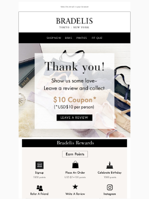 Bradelis New York - Get a $10 Coupon