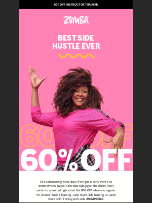 Zumba Fitness - 📣 60% OFF BEST SIDE HUSTLE EVER 🪩