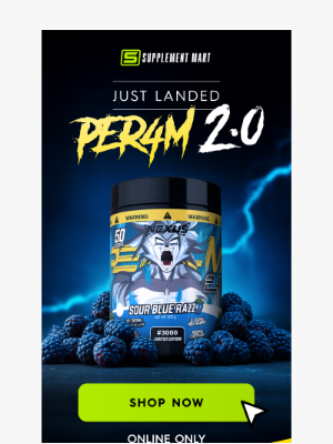 Supplement Mart (Australia) - PER4M 2.0 is here ⚡