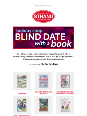 strandbookstore - Holiday Shopping: Blind Date With a Book 🙈