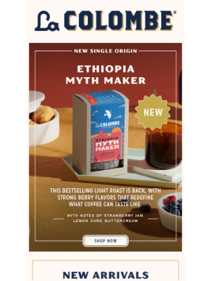 La Colombe Coffee Roasters - NEW: Unforgettable Cup from Ethiopia