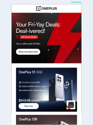 👏It's Fri-YAY! Ready for a Deal?!