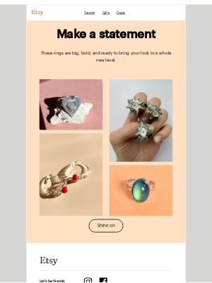 Etsy - Attention-grabbing accessories