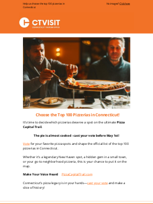 Visit Connecticut - The Connecticut Pizza Trail voting is still in the oven - cast your vote before May 1🔥