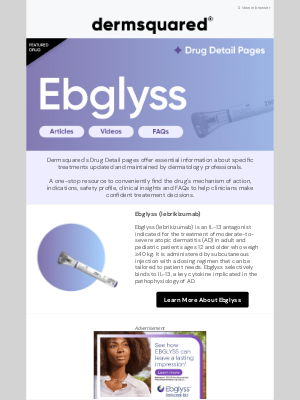 Fall Clinical - 🔍 Ebglyss Treatment Insights—Right at Your Fingertips