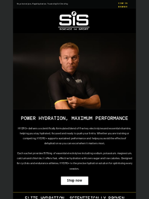 Science in Sport (United Kingdom) - Power your ride with HYDRO+