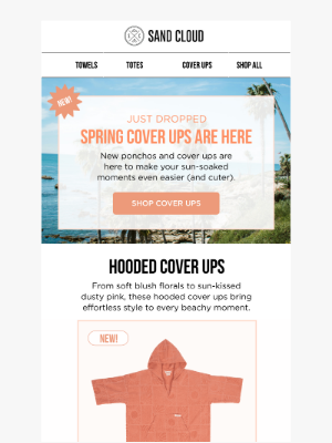 Sand Cloud Towels - Just Dropped: The Cover Ups of Spring 🏖️