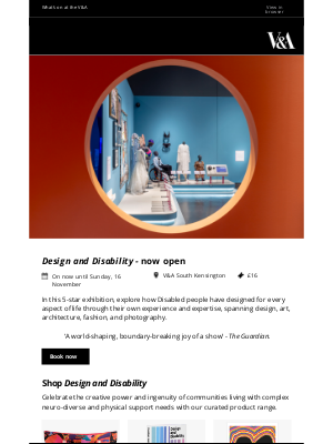 Victoria and Albert Museum - 5-star exhibitions