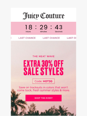 Juicy Couture - LAST DAY: Up to 55% Off