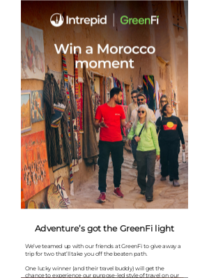 Intrepid Travel (India) - Daniel, win a trip for two to south Morocco!