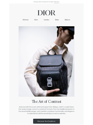 Dior - Irresistible Motif: Anthracite ipsum Dior Oblique