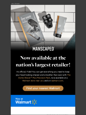 Manscaped - New arrival now available at Walmart