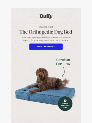 Buffy - Restock: Orthopedic Dog Bed