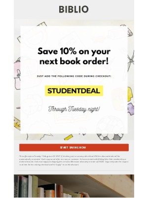 Biblio - Textbook savings for you, Bibliophile 🎯