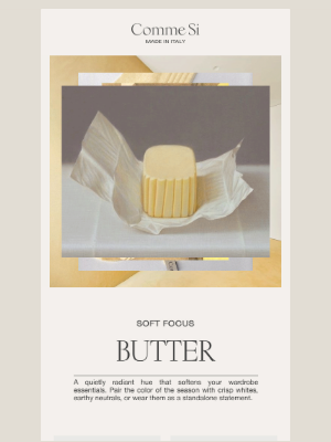 Comme Si - Seasonal Hue: Butter Yellow