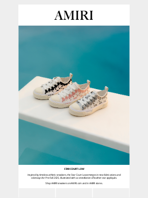 Amiri Johnson - AMIRI's Star Court Low Sneaker