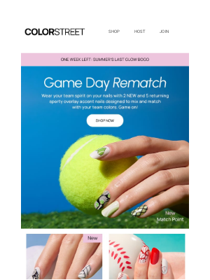 Color Street - GAME DAY REMATCH: Shop NEW & Returning Sports Overlays