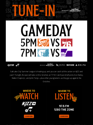 Utah Jazz - Tune-In | Jazz vs. Grizzlies | 7 P.M. MT