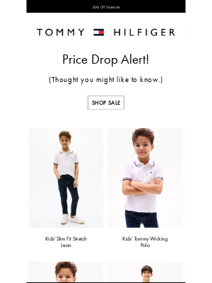 Tommy Hilfiger - Pssst! The Kids' Slim Fit Stretch Jean is on sale
